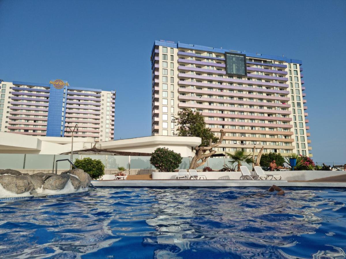 Stunning Studio With A Sea View And Pool, Paraiso Del Sur 1309 Адехе Екстериор снимка